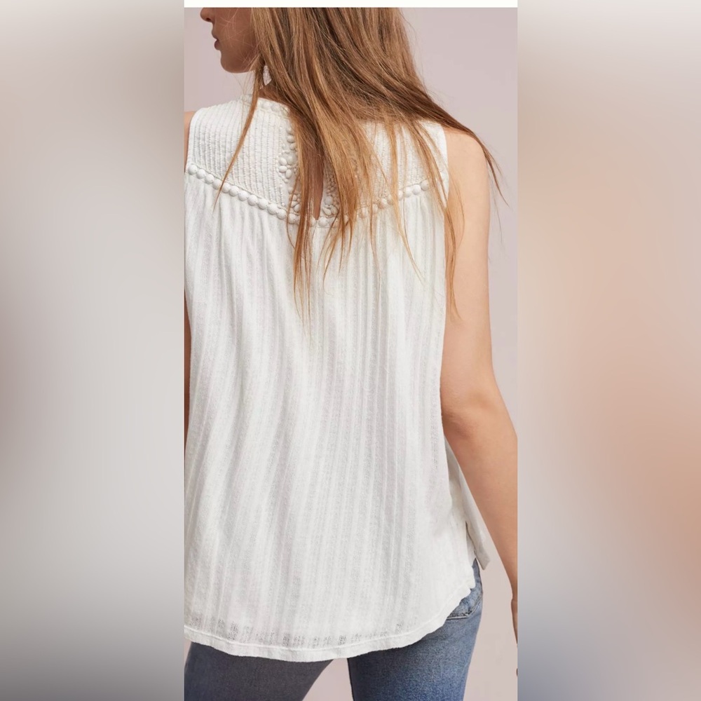 Anthropologie Moulinette Soeurs Embelished Top Sz XS - Picture 5 of 13